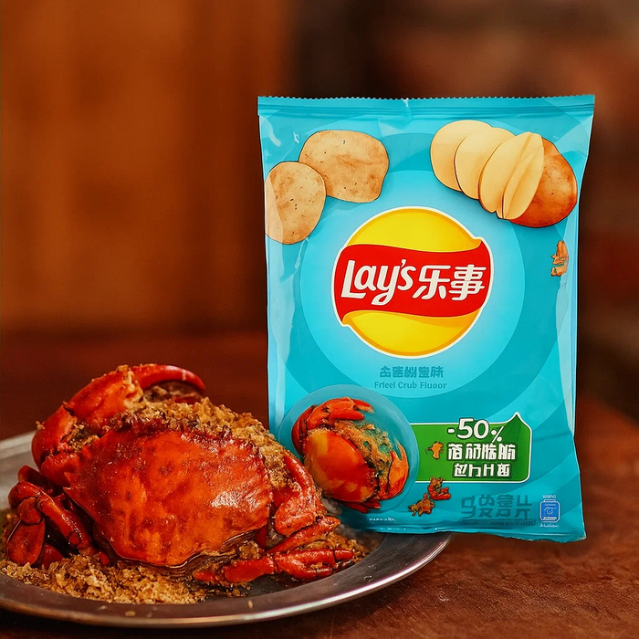 Lay’s Fried Crab Potato Flavor Chips, 70g