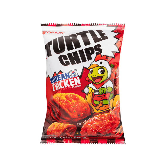 Orion Turtle Chips Korean Fried Chicken Flavor, 160g