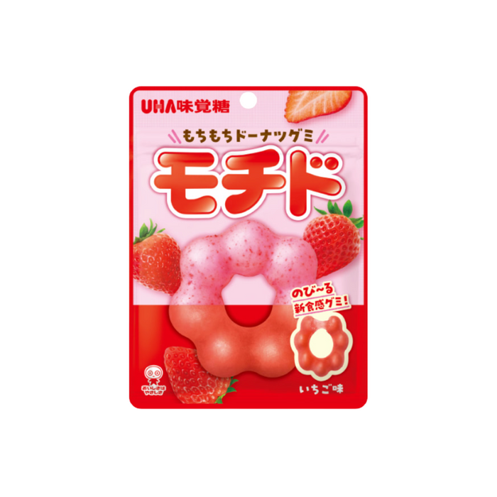 UHA Strawberry Fudge Mochi Donut Flavor, 40g