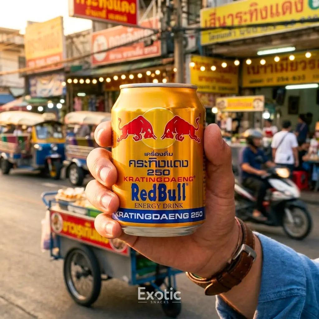 Red Bull 250ml 67本 Red Bull Krating Daeng Gold Edition, 250ml (Thailand) — Exotic