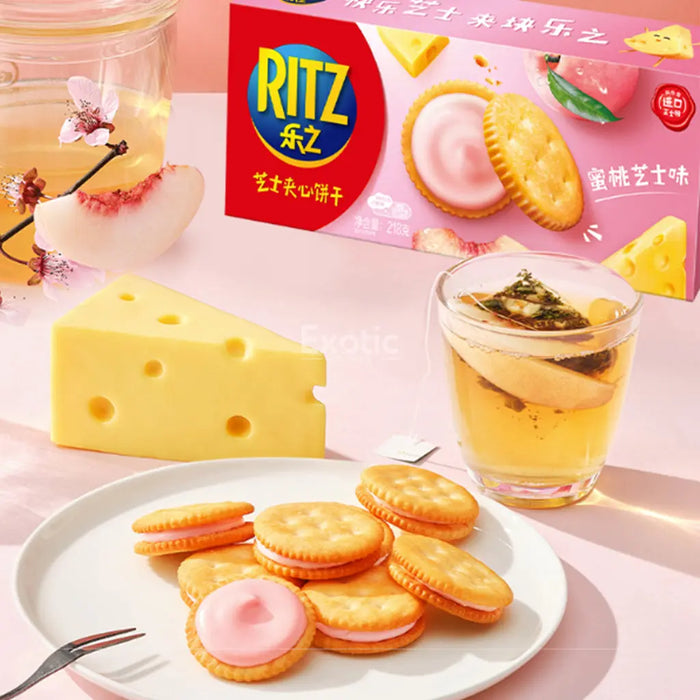 Ritz Peach & Cheese Flavor Biscuit Sandwiches - 7.68oz Ritz