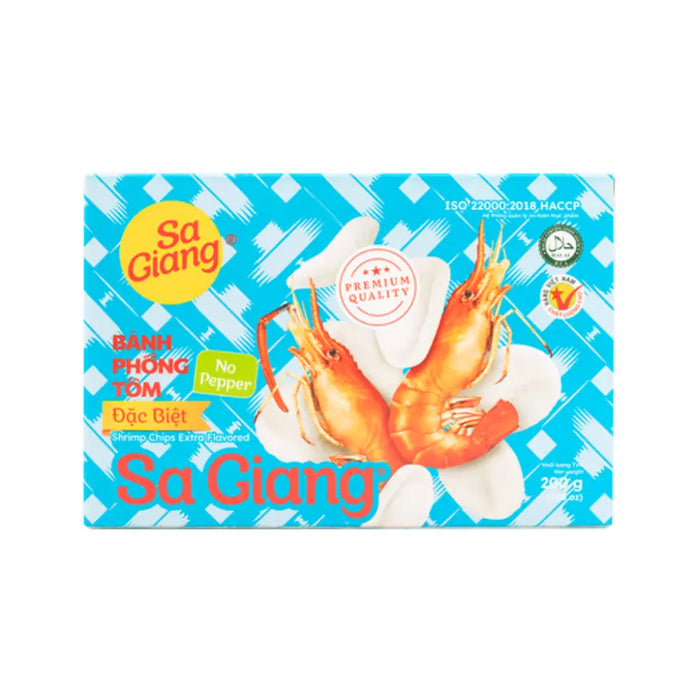 Sa Giang Special Premium Shrimp Chips (Bánh Phồng Tôm Đặc Biệt), 200g – Cooking Required Sa Giang