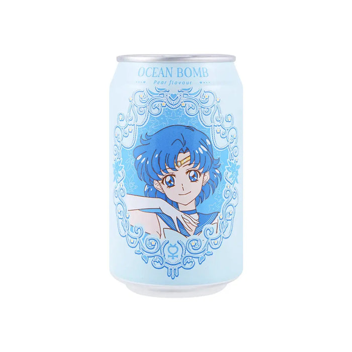 Sailor Moon Sparkling Water Pear Flavor - 330ml Ocean Bomb