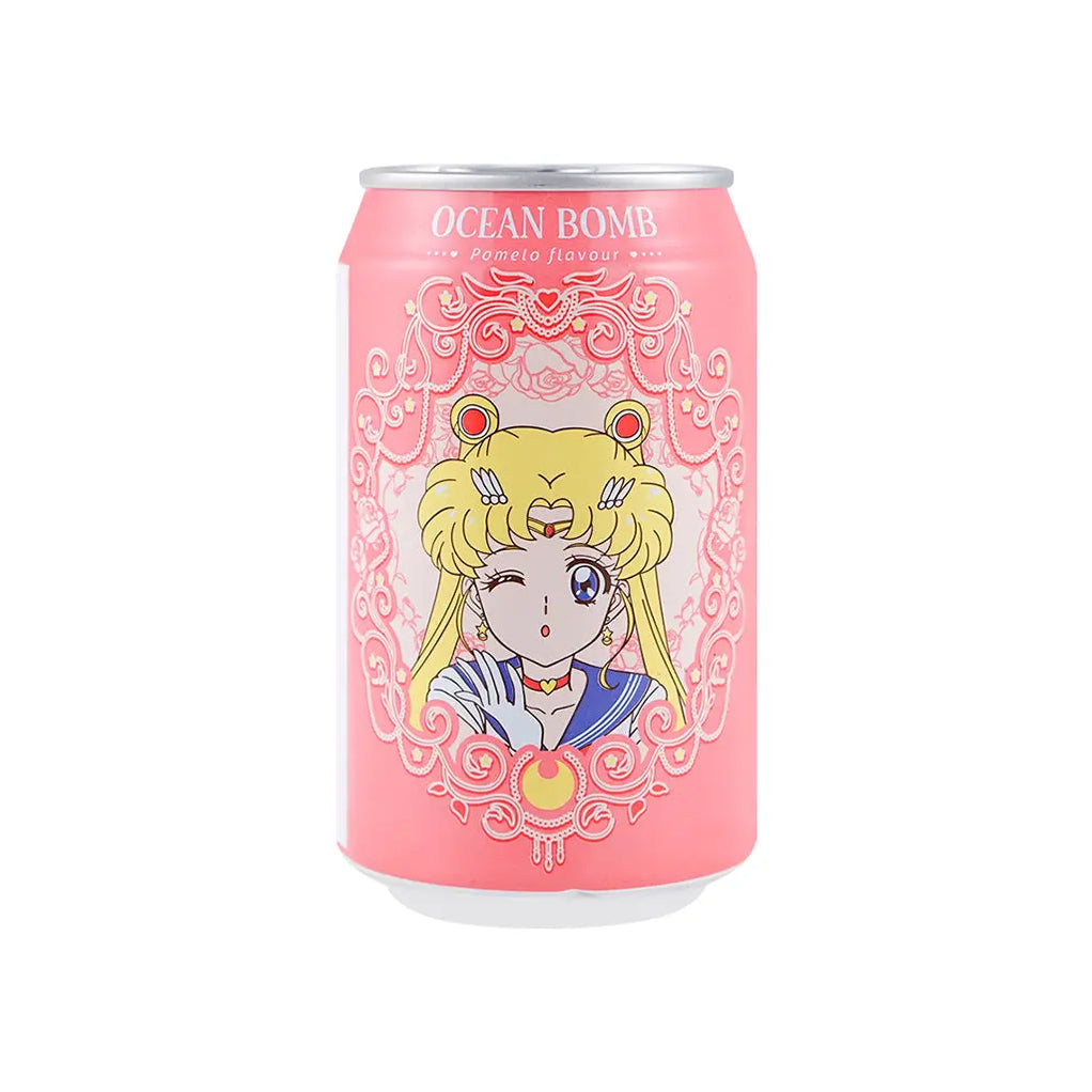 Sailor Moon Sparkling Water Pomelo Flavor 330ml — Exotic Snacks Company