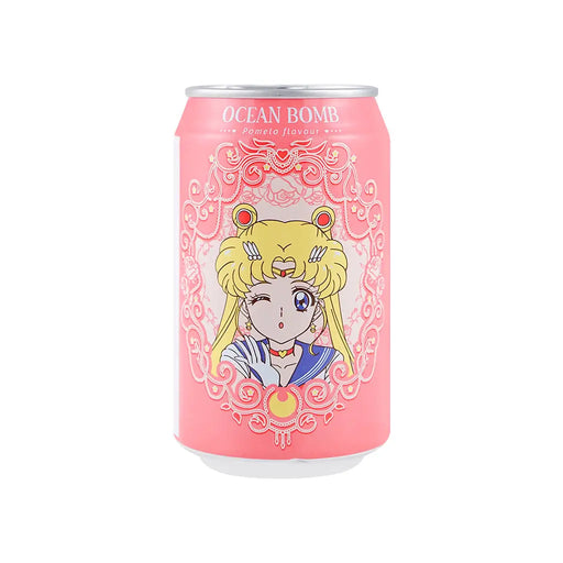 Sailor Moon Sparkling Water Pomelo Flavor - 330ml Ocean Bomb