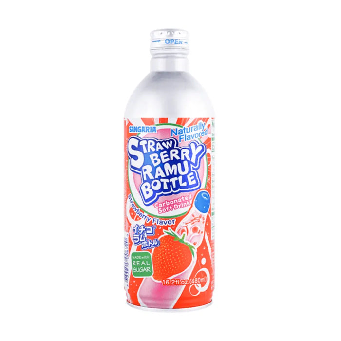 Sangaria Ramune Bottle Soda Flavors, 500ml