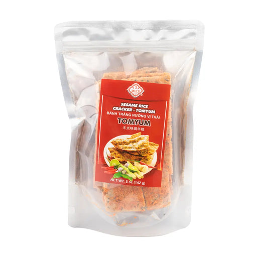 Sesame Rice Crackers Tomyum Flavor, 142g 3 Mien