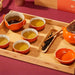 Shendacheng Myriad Persimmons Bless Pastries Shanghai Specialty Gift Box 6 Custard Cakes, Tea Set &amp; Wuyi Oolong, 10.58oz Shendacheng