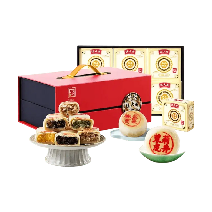 Shendacheng Su Style Sugar Free Mooncake Gift Box, 21.16oz Shendacheng