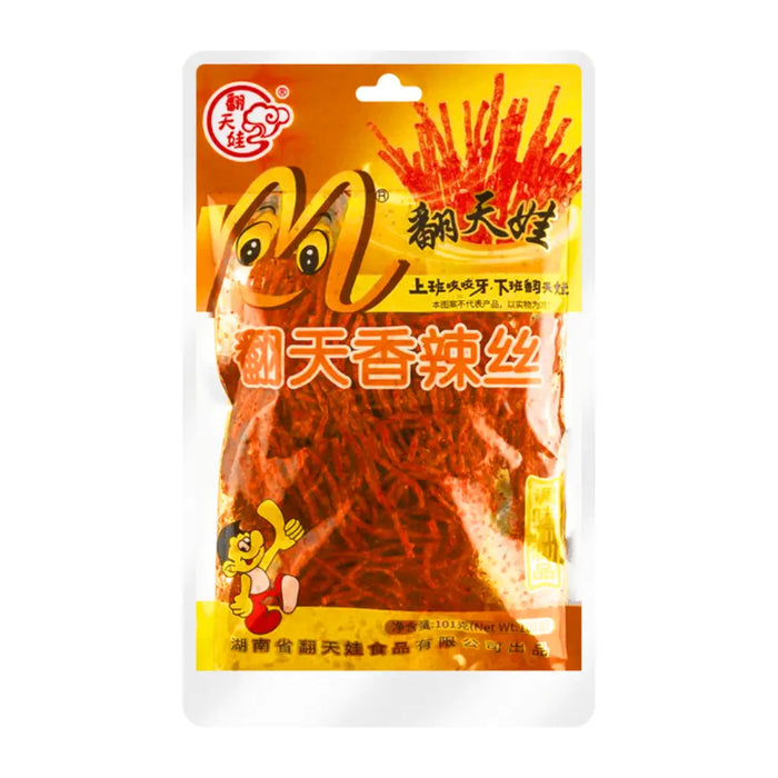 Shredded Latiao, Spicy Wheat Flour Strips Chili Snack, 101g Fan Tian Wa