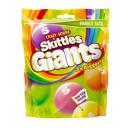 Skittles Giants 3x Bigger Crazy Sour - Sharing Size Skittles