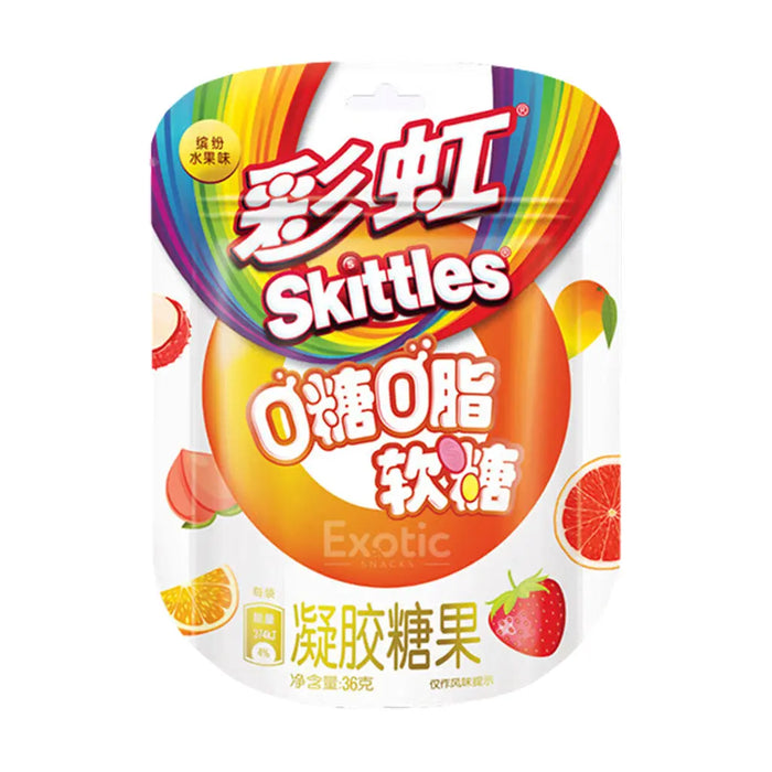Skittles Zero-Sugar Gummies Fruit Mix Flavor Skittles
