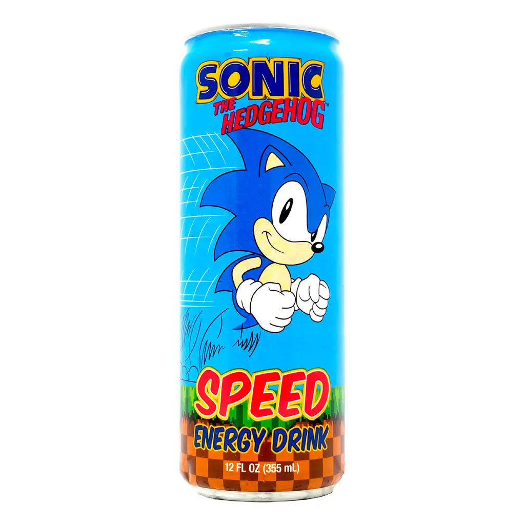 Sonic The Hedgehog Speed Energy Drink - 12oz - Exotic Snacks Company