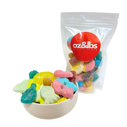 Sour Swedish Candy Pick-n-Mix, 8oz Oz&Lbs Confectionary