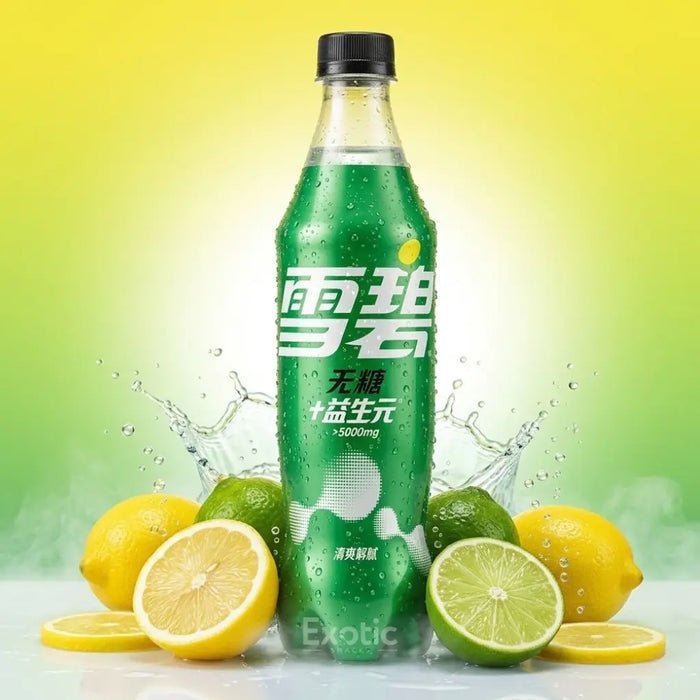 Sprite Prebiotic Sugar Free Lemon Flavored Soda, 500ml Sprite