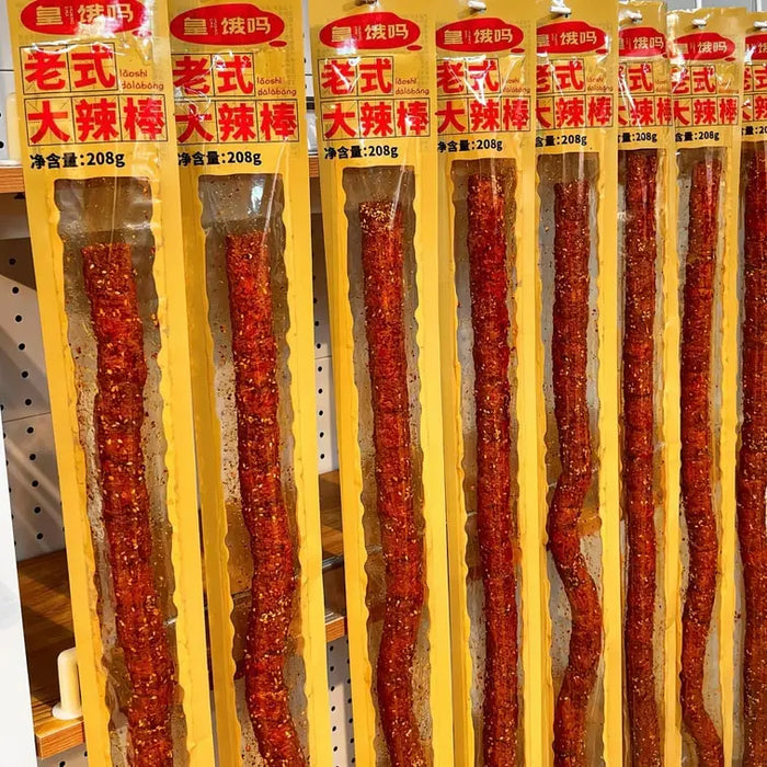 Supersized Long Spicy Latiao Strips, 208g