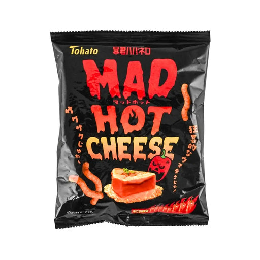 Tohato Mad Hot Cheese Super Spicy Corn Cheese Flavor Sticks, 60g Tohato