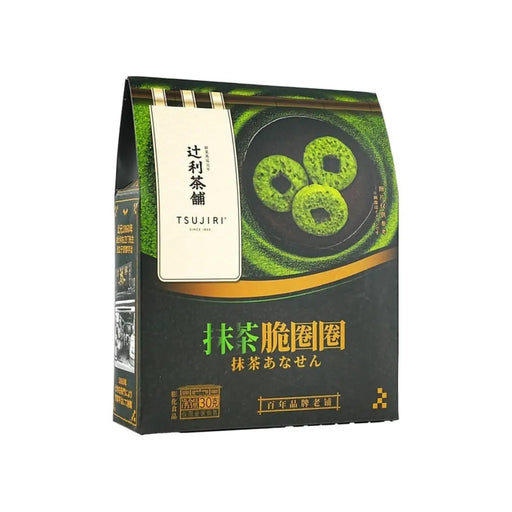 Tsujiri Matcha Crispy Donut Rings Snack, 30g Tsujiri
