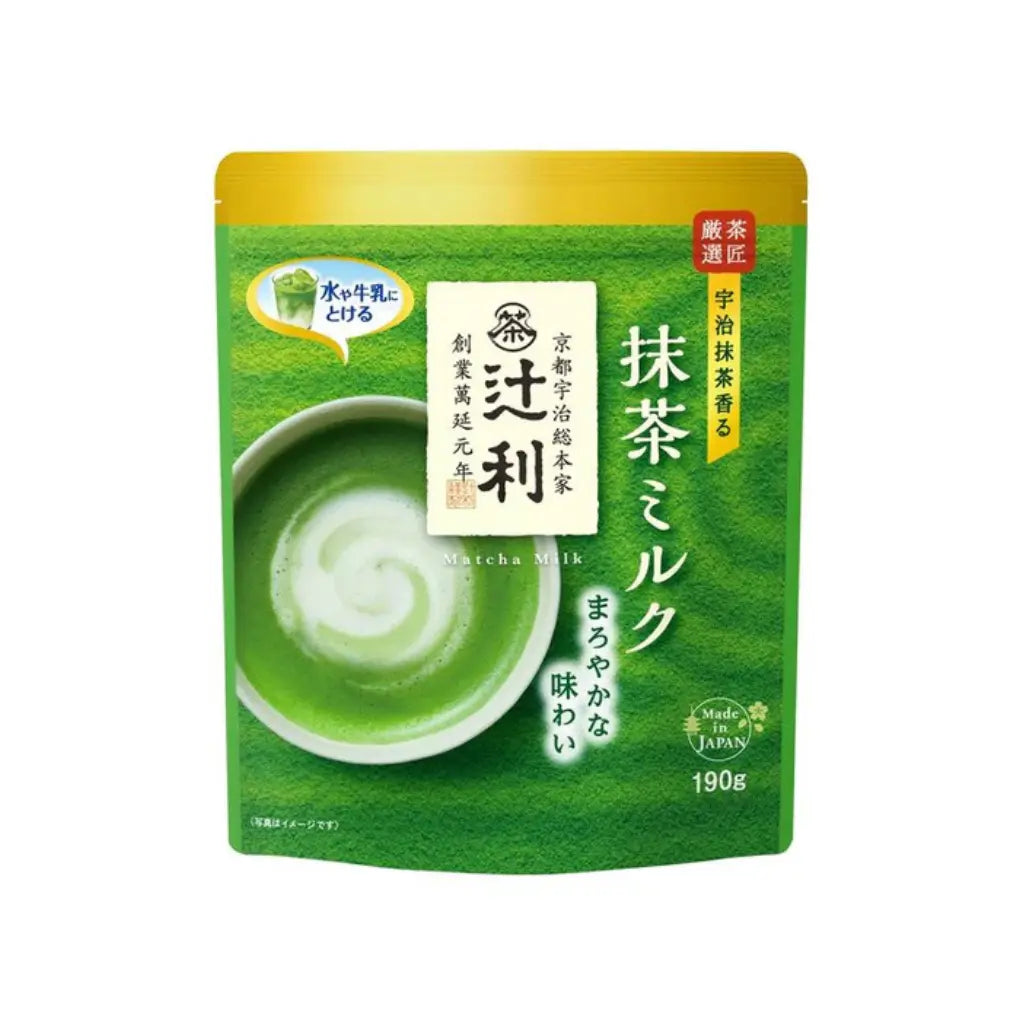 Tsujiri Uji Matcha Milk Instant, 190g — Exotic Snacks Company