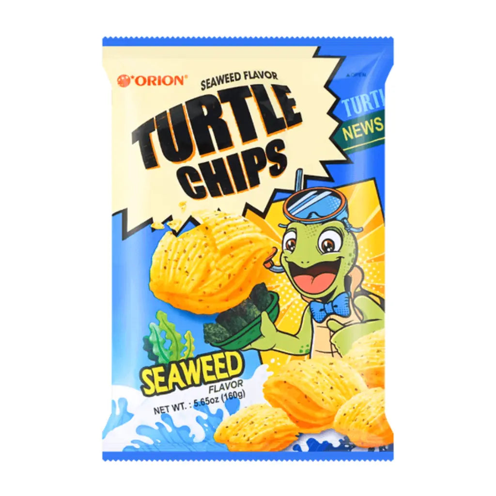 Turtle Snack Orion Turtle Chips Seaweed Flavor, 160g — Exotic Snacks Company