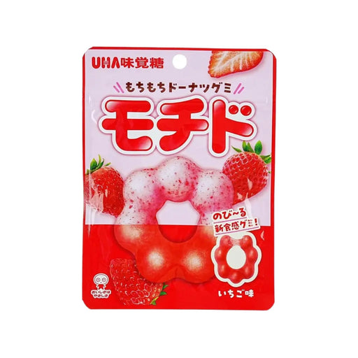 UHA Strawberry Fudge Mochi Donut Flavor, 40g UHA