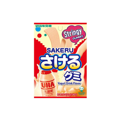 UHA Stringy Gummy Yogurt Drink Flavor, 33g UHA