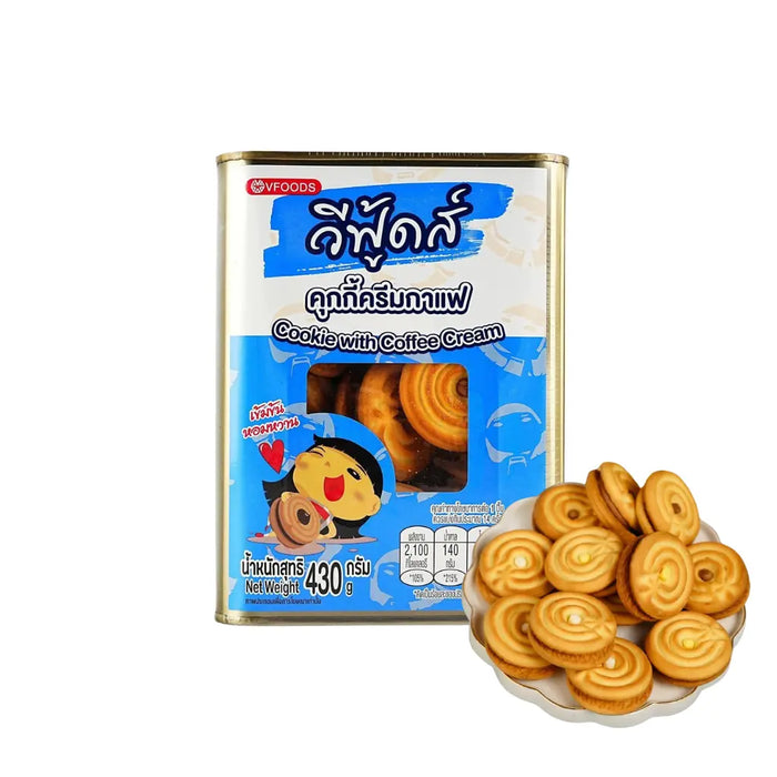 VFoods Thailand Thin Box Biscuit Cookies, 400g
