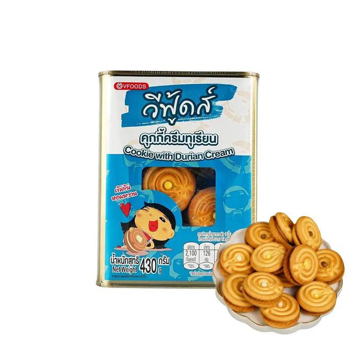 VFoods Thailand Thin Box Biscuit Cookies, 400g