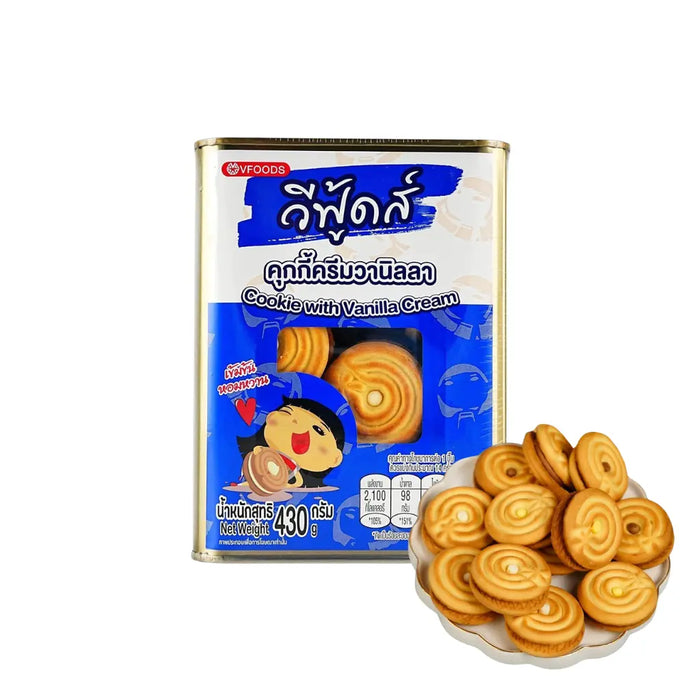 VFoods Thailand Thin Box Biscuit Cookies, 400g