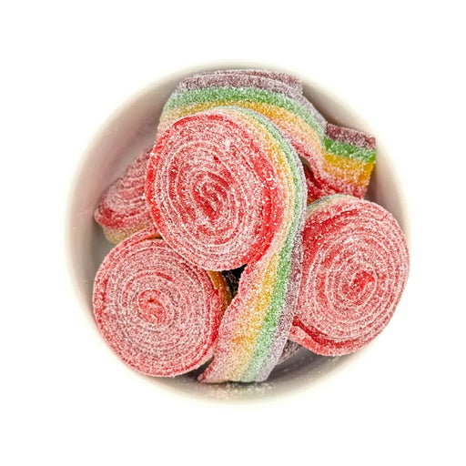 Vidal Sour Rainbow Strips Swedish Candy, 5.7oz Oz&Lbs Confectionary