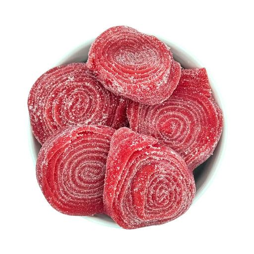 Vidal Sour Strawberry Rolls, 5oz Oz&Lbs Confectionary