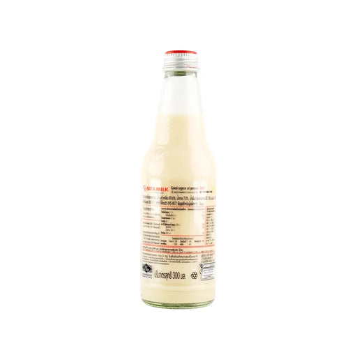 Vitamilk Soy Milk Original Flavor Glass Bottle, 300ml Vitamilk