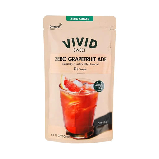 Vivid Zero Sugar Ade Korean Pouch Drinks - 190ml Vivid