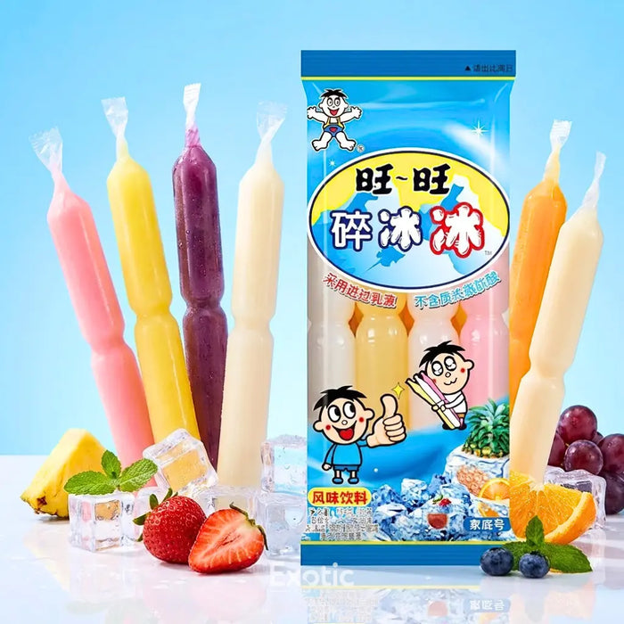 Want Want Ice Pop Assorted Fruit Flavors, 8pc Want Want