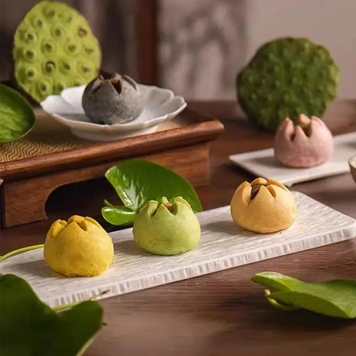 Wu Shi Elegant Poetry Mooncake Gift Box, Tea Flavor, 8pcs 16.93oz Wu Shi