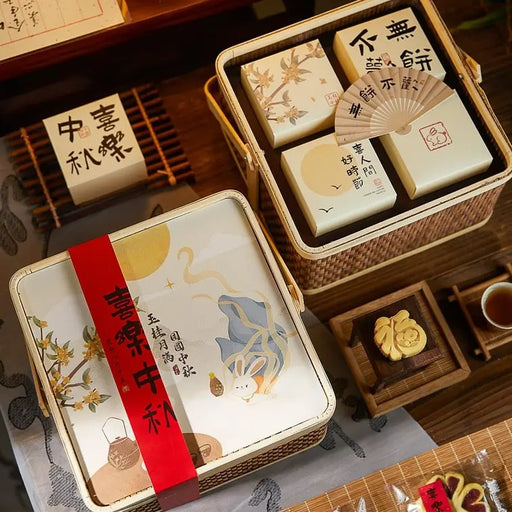 Wu Shi Family Reunion Mooncake Gift Box, Egg Mooncake, 8pcs 16.93oz Wu Shi
