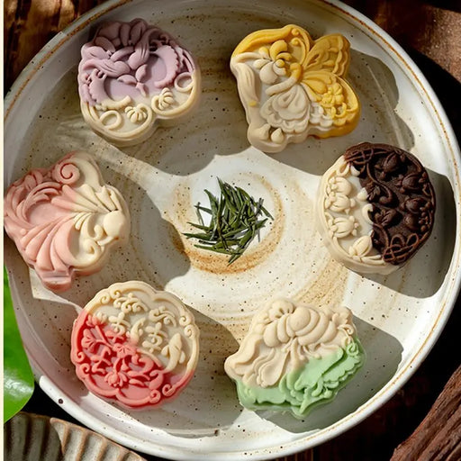 Wu Shi Mid-Autumn Mooncake Gift Box, Tea Flavor, 8pcs 16.93oz Wu Shi
