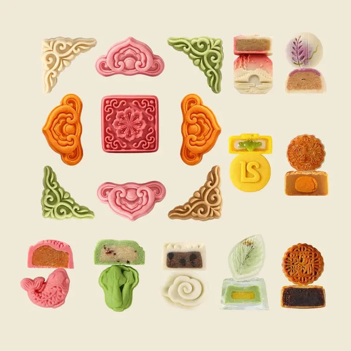 Yotime Beautiful Land Fragrant Moon Gift Mooncake Gift Box, 16pcs 28.74 oz Yotime