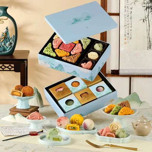 Yotime Beautiful Land Fragrant Moon Gift Mooncake Gift Box, 16pcs 28.74 oz Yotime