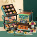 Yotime Blossoming Splendor Mooncake Mid-Autumn Festival Pastry Gift Box 3 Layer, 15 Flavors 27 Pieces Yotime