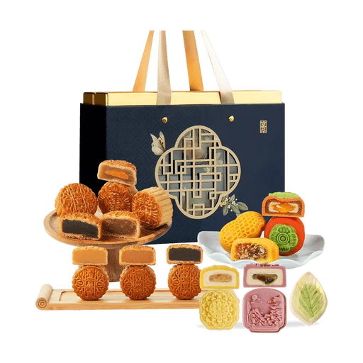 Yotime Crispy Moon Double-Layer Elegant Gift Mooncake Box, 12 pieces 23.73 oz Yotime