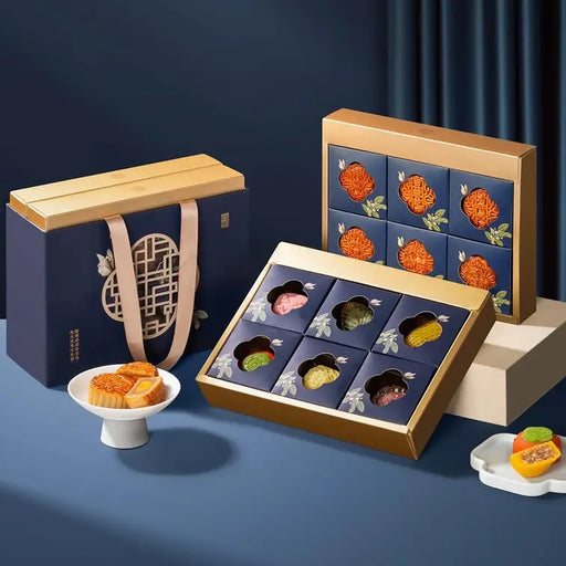 Yotime Crispy Moon Double-Layer Elegant Gift Mooncake Box, 12 pieces 23.73 oz Yotime