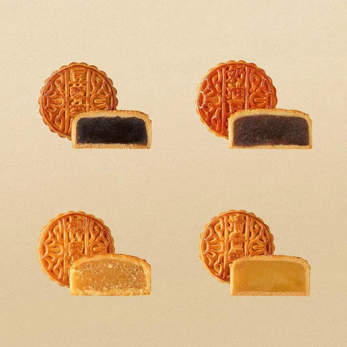 Yotime Elegant Food Autumn Painting Mooncake Gift Box, 6 pieces 12.69 oz Yotime