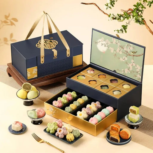 Yotime Gilded Moon Reflection Mooncake Gift Box, 26pcs 1045g Yotime