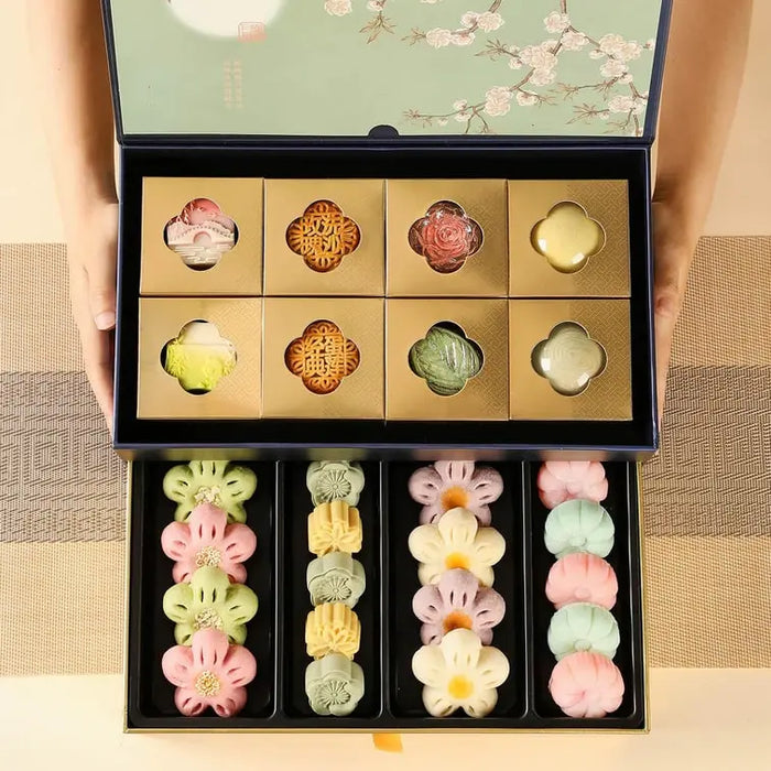 Yotime Gilded Moon Reflection Mooncake Gift Box, 26pcs 1045g Yotime