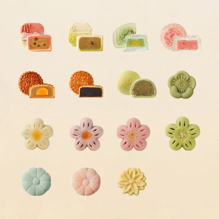 Yotime Gilded Moon Reflection Mooncake Gift Box, 26pcs 1045g Yotime