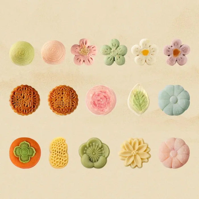 Yotime Moonlight Chinese-Style Triple-Layer Mooncake &amp; Pastry Gift Box, 16 Flavors, 28pcs, 1095g Yotime