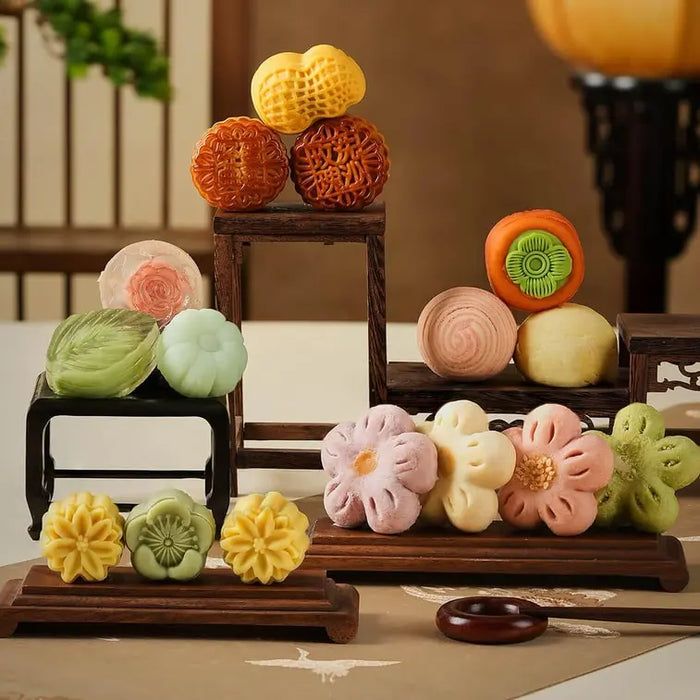 Yotime Moonlight Chinese-Style Triple-Layer Mooncake &amp; Pastry Gift Box, 16 Flavors, 28pcs, 1095g Yotime