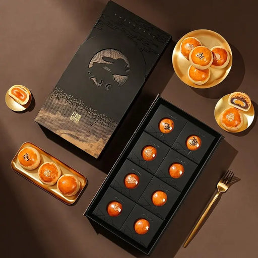 Yotime Perfect Egg Yolk Pastry Gift Mooncake Box, 8 pieces 16.04 oz Yotime