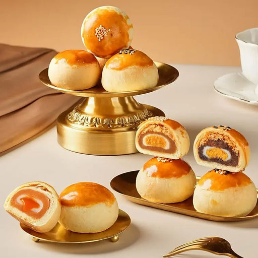 Yotime Perfect Egg Yolk Pastry Gift Mooncake Box, 8 pieces 16.04 oz Yotime